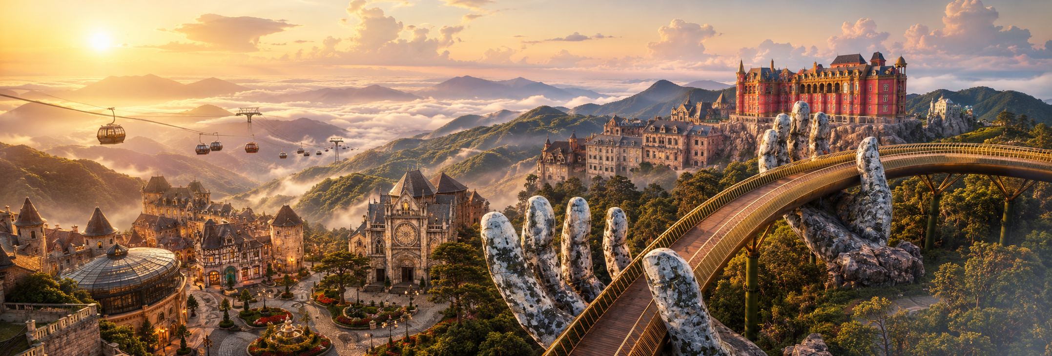 Ba Na Hills - The Golden Gateway to the Clouds